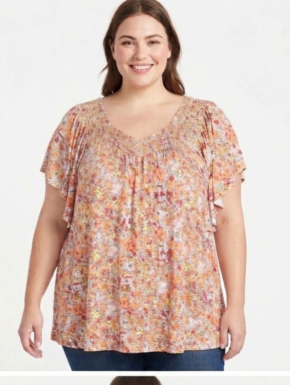 NWT Maurices Floral Top
